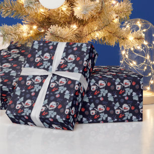 Kleurrijke Bessen, Theepotten En Kopjes Tegen Mari Cadeaupapier