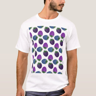 Kleurrijke bessen: veelkleurig naadloos patroon. t-shirt