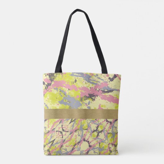 Kleurrijke bessen Verf Splash Tote Bag (Achterkant)