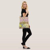 Kleurrijke Bessen Verfspatten Tote Bag (Op model)