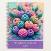 Kleurrijke bessen voor 1e klas 2026 op maat planner (Voorkant)