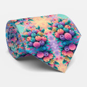 Kleurrijke bessen voor Vaderdag Stropdas (Opgerold)