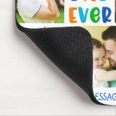 Kleurrijke BEST DAD EVER Fotocollage Gepersonalise Muismat (Hoek)