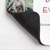 Kleurrijke "Best Dad Ever" - Leuk en oprecht cadea Muismat (Hoek)