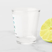 Kleurrijke "Best Dad Ever" - Leuk en oprecht cadea Shot Glas (Rechts)