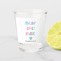 Kleurrijke "Best Dad Ever" - Leuk en oprecht cadea