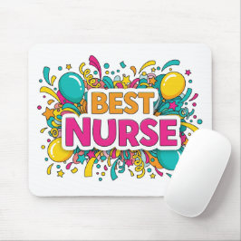 Kleurrijke beste Nurse Desk Mat Muismat