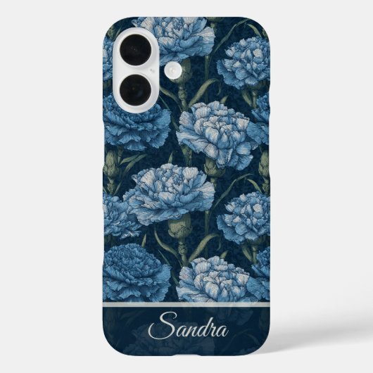 Kleurrijke Beste Vriend Geschenk Anjer Bloem Naam Case-Mate iPhone Case (Achterkant)