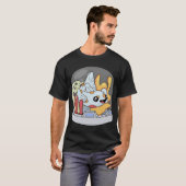 Kleurrijke beta vis t-shirt (Voorkant volledig)