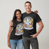 Kleurrijke beta vis t-shirt (Unisex)