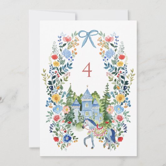 Kleurrijke betoverde Alice in Wonderland verjaarda Kaart (Achterkant)