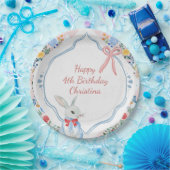 Kleurrijke betoverde Alice in Wonderland verjaarda Papieren Bordje (Feest)