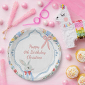 Kleurrijke betoverde Alice in Wonderland verjaarda Papieren Bordje (Feest)