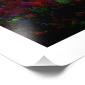 Kleurrijke betoverde Alien Fantasy Natuur Landscap Foto Afdruk (Hoek)