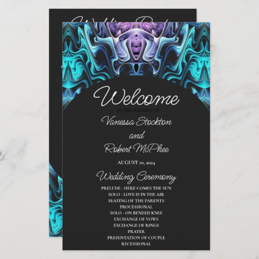 Kleurrijke betovering (Voorkant / Achterkant)