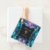 Kleurrijke betovering bedankjes labels (In situ)