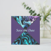 Kleurrijke betovering Bewaar de datum Save The Date (Staand voorkant)