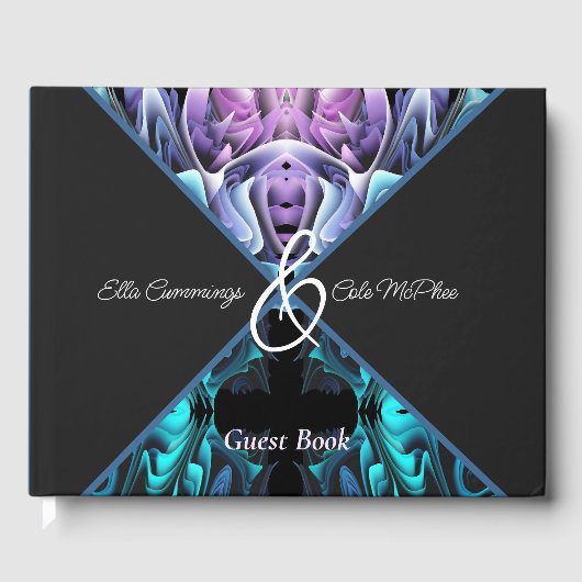 Kleurrijke betovering gastenboek (Voorkant)