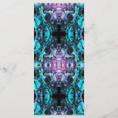 Kleurrijke betovering menu (Achterkant)