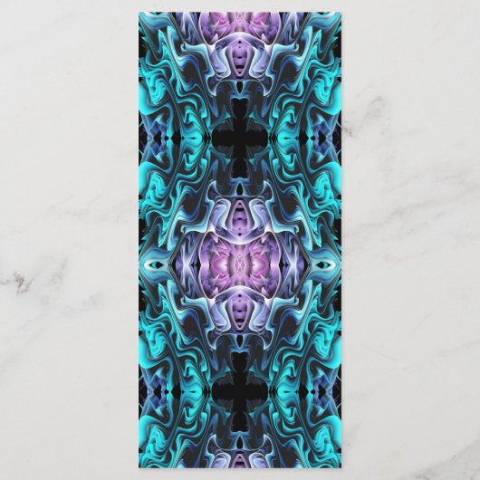 Kleurrijke betovering menu (Achterkant)