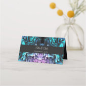 Kleurrijke betovering plaatskaartje (Achterkant)