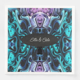 Kleurrijke betovering servet