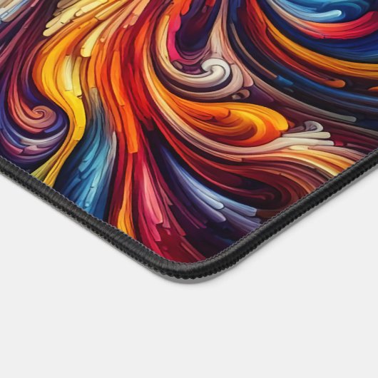 Kleurrijke beweging Abstracte kunst Bureaumat (Hoek)