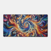 Kleurrijke beweging Abstracte kunst Bureaumat (Voorkant)