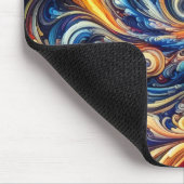 Kleurrijke beweging Abstracte kunst Muismat (Hoek)