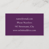 Kleurrijke bewegingen Abstract opvallende fractale Visitekaartje (Achterkant)