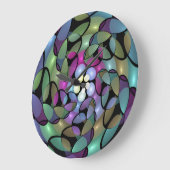 Kleurrijke bewegingen Abstracte opvallend fractaal Grote Klok (Hoek)