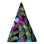 Kleurrijke Bewegingen Abstracte Strikte Fractale K Feesthoedjes (Rechts)