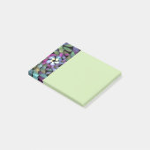 Kleurrijke Bewegingen Abstracte Strikte Fractale K Post-it® Notes (Schuin)