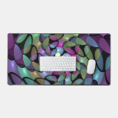 Kleurrijke Bewegingen Abstracte Trippy Fractal Art Bureaumat (Keyboard & Muis)