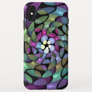 Kleurrijke Bewegingen Abstracte Trippy Fractal Art Case-Mate iPhone Case
