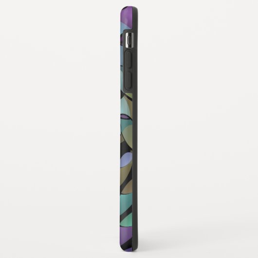 Kleurrijke Bewegingen Abstracte Trippy Fractal Art Case-Mate iPhone Case (Achterkant/links)