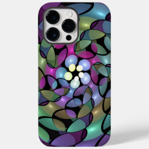 Kleurrijke Bewegingen Abstracte Trippy Fractal Art Case-Mate iPhone 14 Pro Max Hoesje