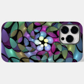 Kleurrijke Bewegingen Abstracte Trippy Fractal Art Case-Mate iPhone Case (Achterkant (horizontaal))