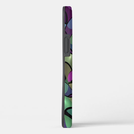 Kleurrijke Bewegingen Abstracte Trippy Fractal Art Case-Mate iPhone Case (Achterkant / Rechts)