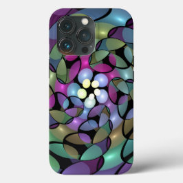 Kleurrijke Bewegingen Abstracte Trippy Fractal Art Case-Mate iPhone Case