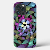 Kleurrijke Bewegingen Abstracte Trippy Fractal Art Case-Mate iPhone Case (Achterkant)
