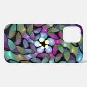 Kleurrijke Bewegingen Abstracte Trippy Fractal Art Case-Mate iPhone Case (Achterkant (horizontaal))