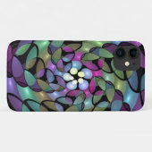 Kleurrijke Bewegingen Abstracte Trippy Fractal Art Case-Mate iPhone Case (Achterkant (horizontaal))