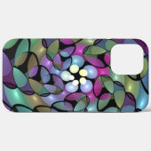 Kleurrijke Bewegingen Abstracte Trippy Fractal Art Case-Mate iPhone Case (Achterkant (horizontaal))