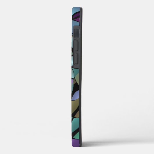 Kleurrijke Bewegingen Abstracte Trippy Fractal Art Case-Mate iPhone Case (Achterkant / Links)