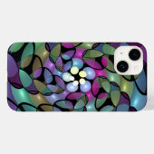 Kleurrijke Bewegingen Abstracte Trippy Fractal Art Case-Mate iPhone Case (Achterkant (horizontaal))