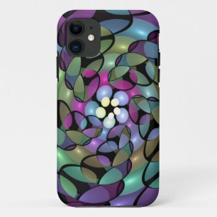 Kleurrijke Bewegingen Abstracte Trippy Fractal Art Case-Mate iPhone Case
