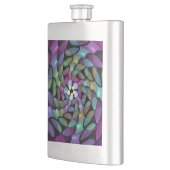 Kleurrijke Bewegingen Abstracte Trippy Fractal Art Flacon (Links)