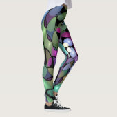 Kleurrijke Bewegingen Abstracte Trippy Fractal Art Leggings (Rechts)