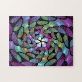 Kleurrijke Bewegingen Abstracte Trippy Fractal Art Legpuzzel (Horizontaal)